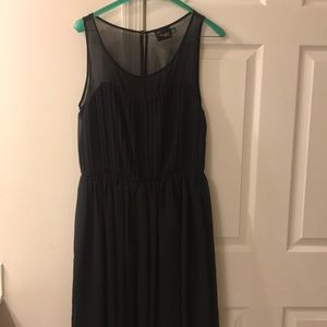 Sheer top Little Black Dress